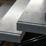 Scale a giorno in Gres Porcellanato. Scale a Sbalzo - AlfaScale - Mod. Ghost Stone Crystal Plus