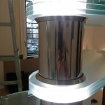 Scala a Chiocciola Reflex Glass Led- particolare